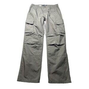 LAPG Urban Ops Tactical Cargo Pants Mens 34x33 Grey Ripstop CCP1017LRS